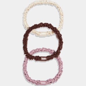 Silk Mini Scrunchies 3-Pack