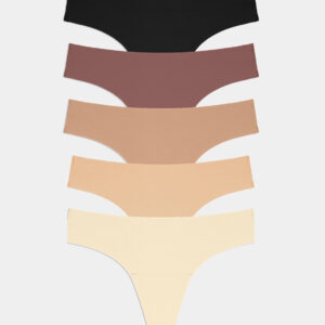 Essential No-Show Thong 5-Pack