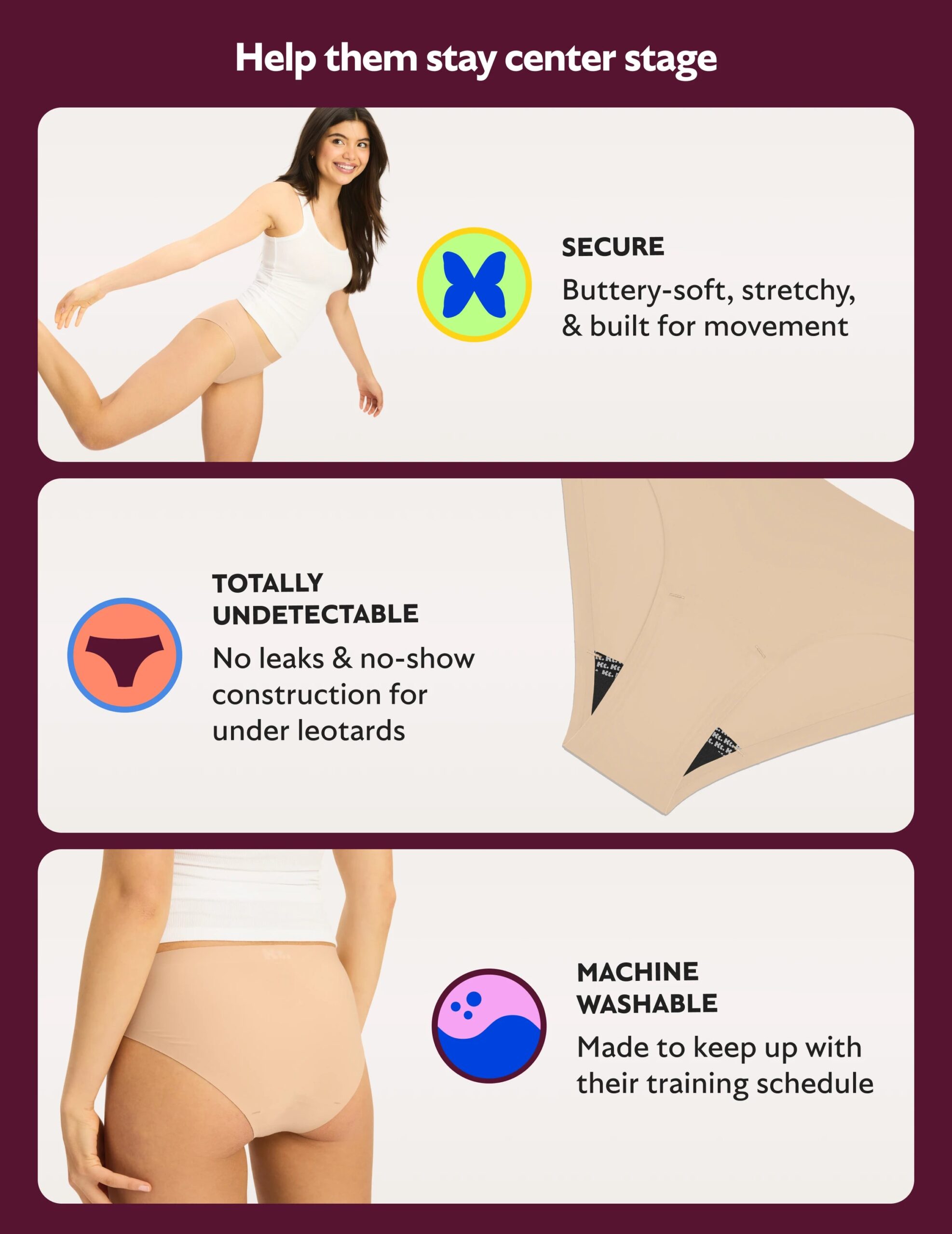 Teen StageProof™ Leakproof UltraThin Underwear - Image 13