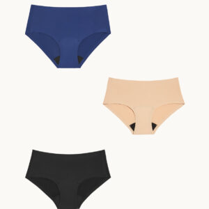 Teen Light Leakproof No-Show Boyshort 3-Pack