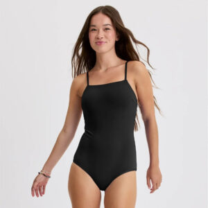 Teen Period Swim Square Neck One-Piece